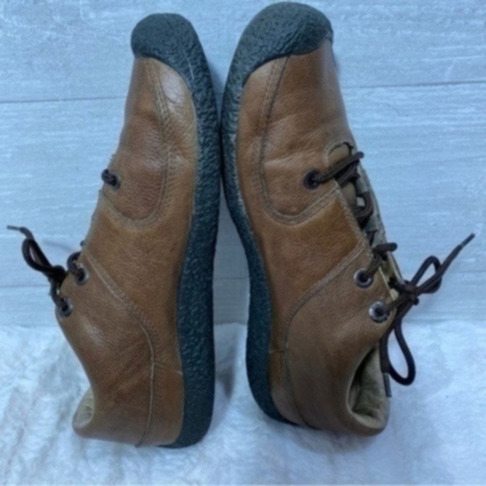 Keen men’s leather sneaker shoes Size 9.5 color Brown - Picture 7 of 12